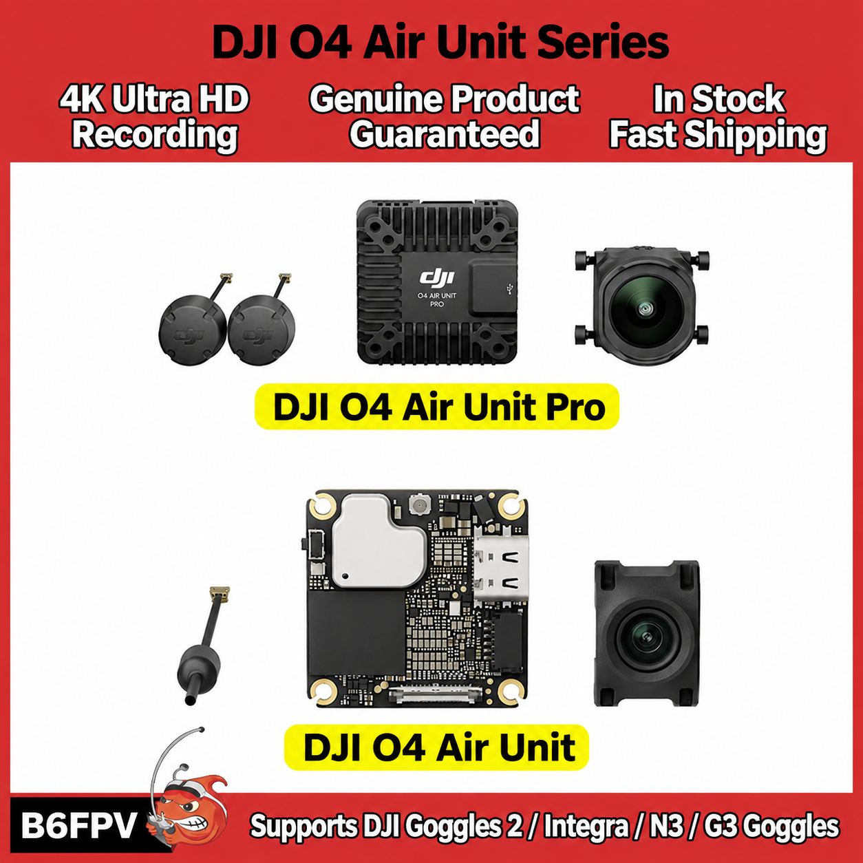 Drone Gimbal Controller - DJI O4 Air Unit Series Flagship
