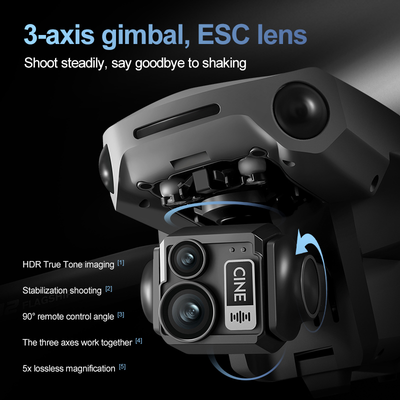 8K 3 Axis Gimbal Brushless 7.2 - Drone Gimbal Case recensione e prezzo