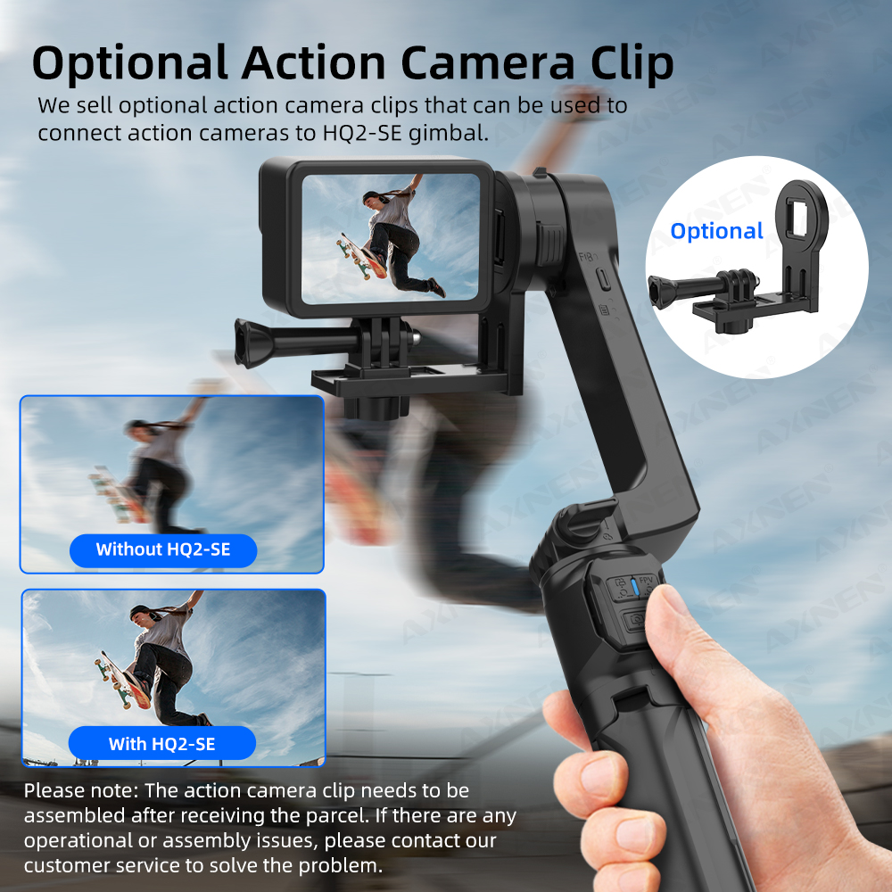 AXNEN HQ2-SE Smartphone Gimbal - Drone Gimbal For Gopro recensione e prezzo