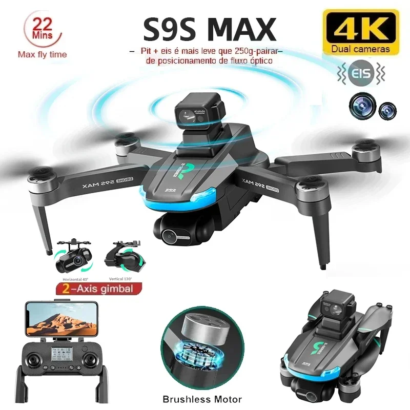NEW S9S MAX MINI Drone 4K 2-Ax - Drone Gimbal 2 Axis recensione e prezzo