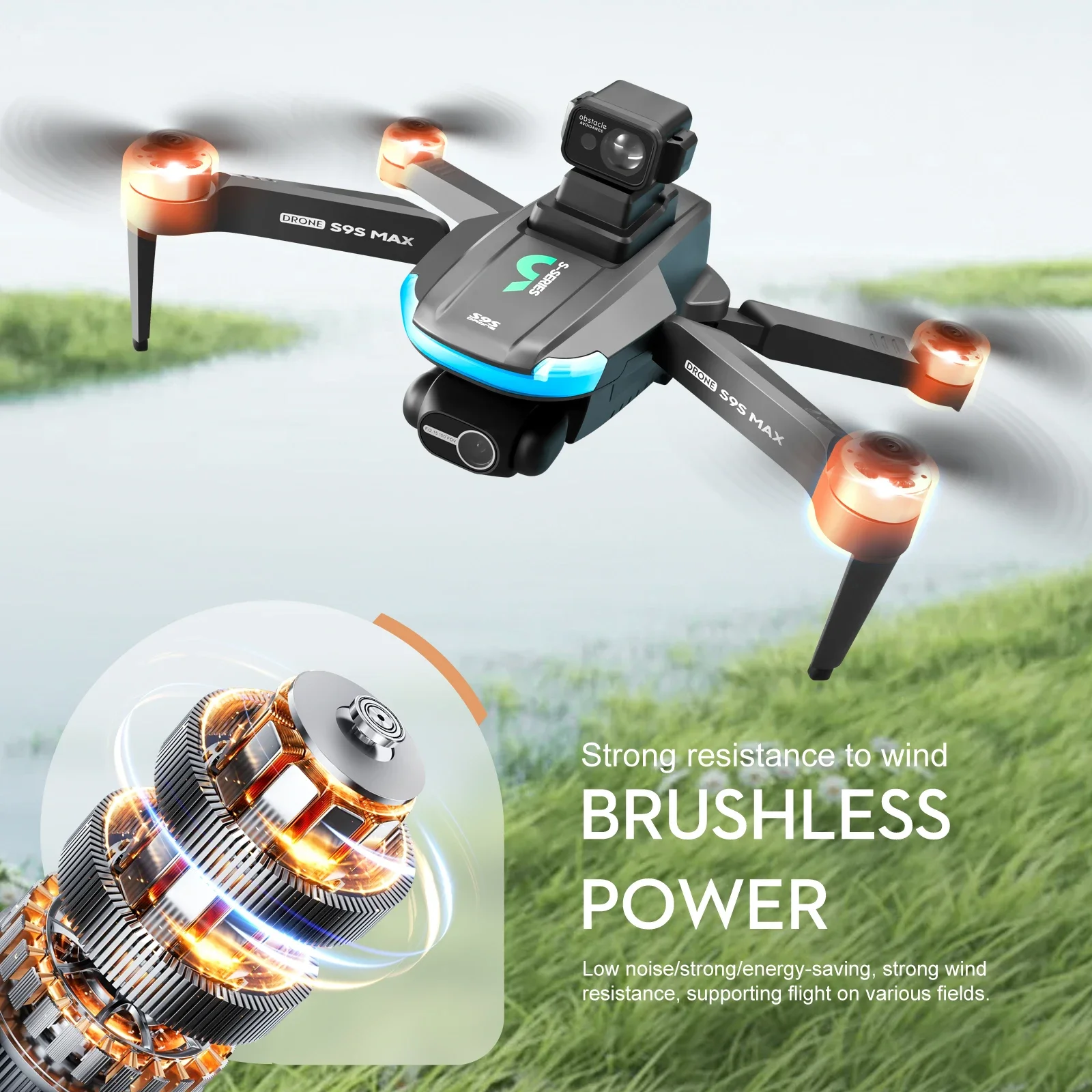NEW S9S MAX MINI Drone 4K 2-Ax - Drone Gimbal 2 Axis recensione e prezzo