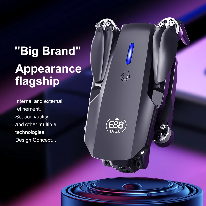 New E88 Plus Quadcopter Drone: - Drone Gimbal Brushless recensione e prezzo