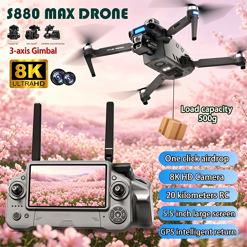 2026 New 8K Dual Camera Drone  - Drone Gimbal Mount recensione e prezzo