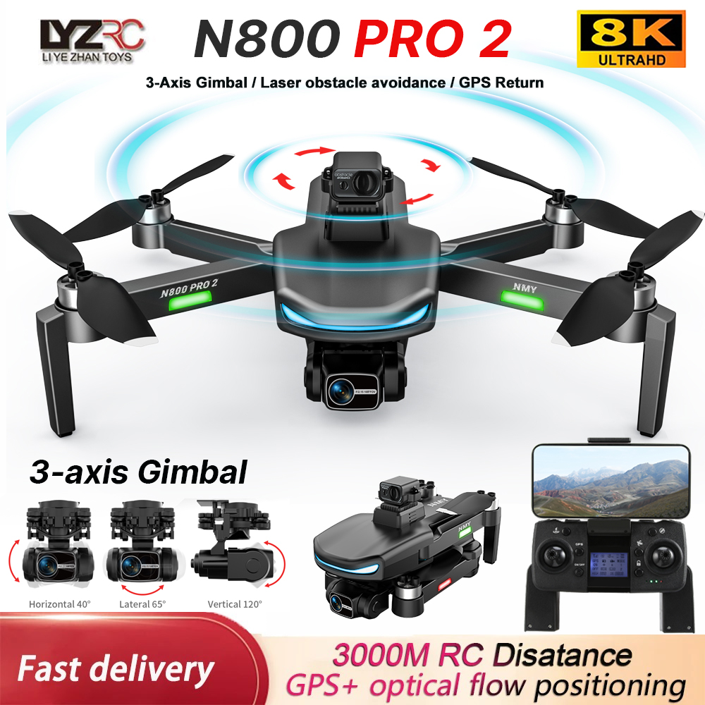 N800 PRO 2 GPS Drone Professio - Drone Gimbal 2 Axis recensione e prezzo