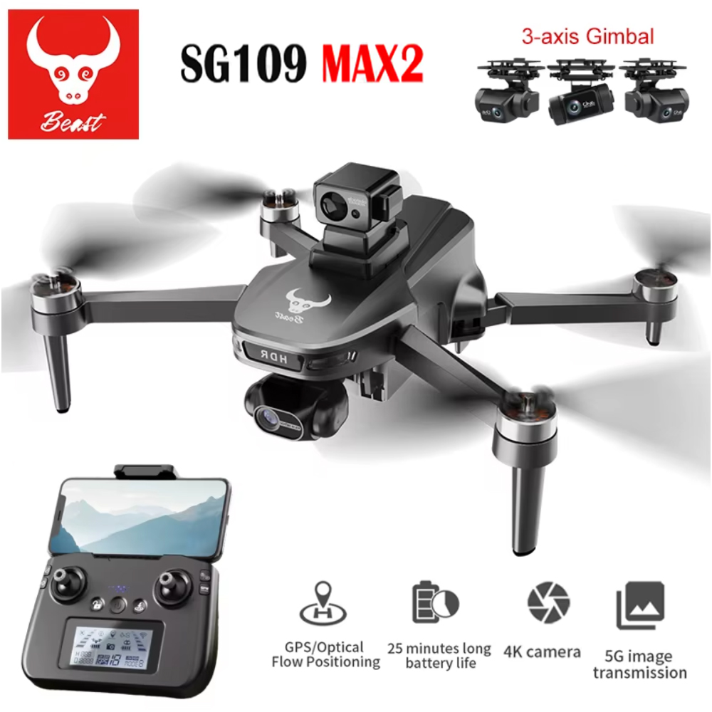 SG109 MAX2 Professional FPV 8K - Drone Gimbal 3 Axis recensione e prezzo