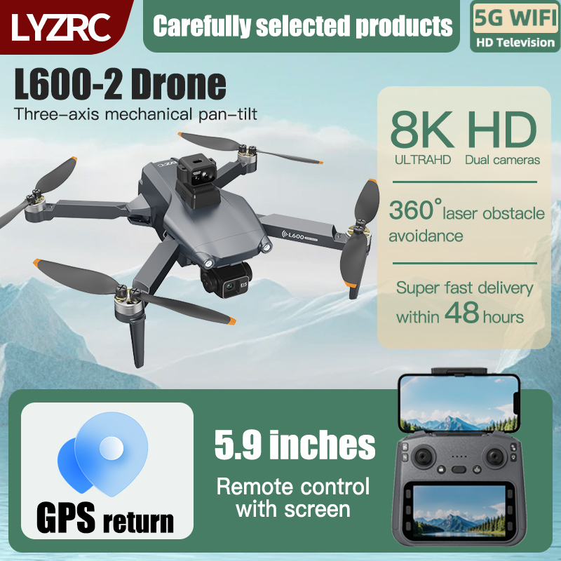 LYZRC L600-2 MAX GPS Drone 3-A - Drone Gimbal 2 Axis recensione e prezzo