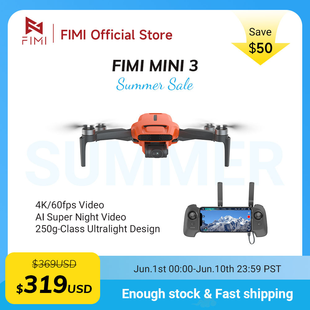 FIMI MINI 3 Camere drone 4K 60 - Drone Gimbal Case recensione e prezzo
