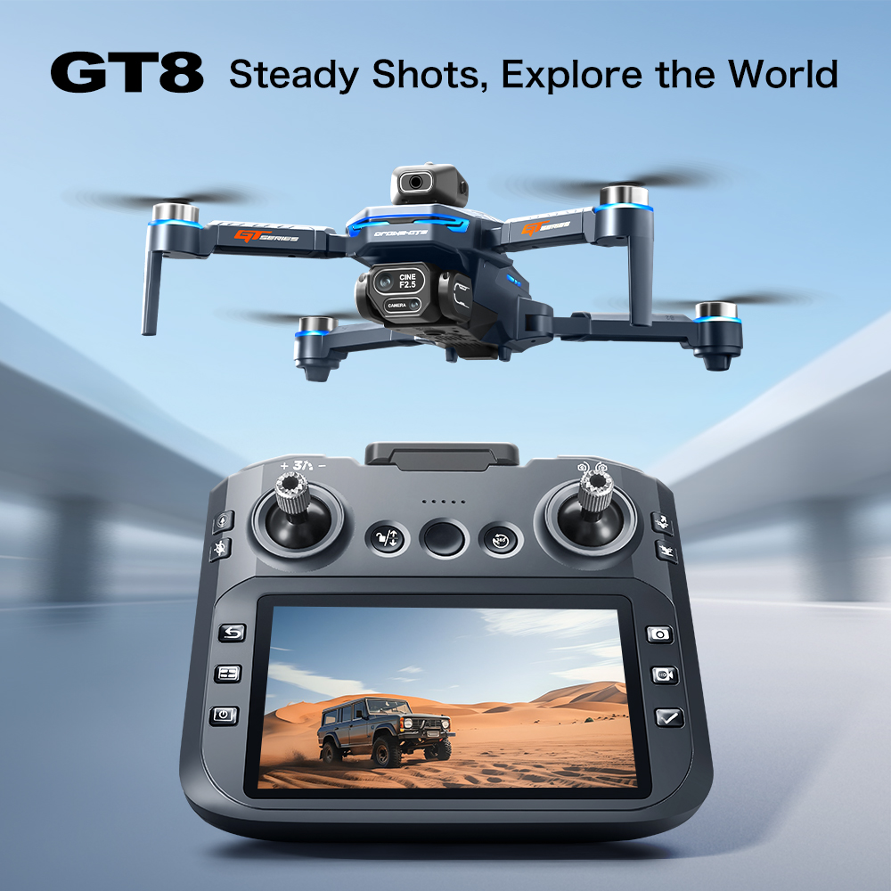 GT8 Obstacle Avoidance Aerial  - Drone Gimbal Brushless recensione e prezzo