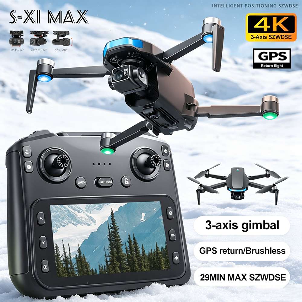 New S-X1 MAX Drone GPS 8K Prof - Drone Gimbal Mount recensione e prezzo