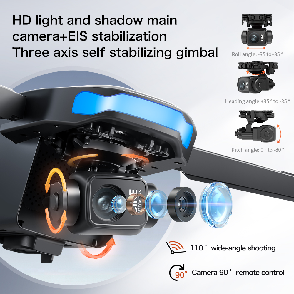 New S-X1 MAX Drone GPS 8K Prof - Drone Gimbal Mount recensione e prezzo